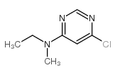 6-chloro-N-ethyl-N-methylpyrimidin-4-amine Structure