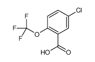 5-chloro-2-(trifluoromethoxy)benzoic acid Structure