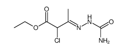 2-Chlor-acetessigsaeure-ethylester-semicarbazon结构式
