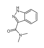N,N-dimethyl-1H-indazole-3-carboxamide structure