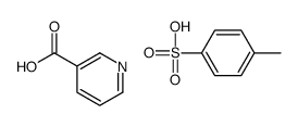 4-methylbenzenesulfonic acid,pyridine-3-carboxylic acid结构式