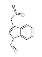 3-(nitromethyl)-1-nitrosoindole结构式