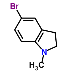 5-Bromo-1-methylindoline Structure