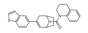 (3-benzo[b]thiophen-5-yl-8-azabicyclo[3.2.1]oct-2-en-8-yl)-(3,4-dihydro-2H-quinolin-1-yl)methanone Structure