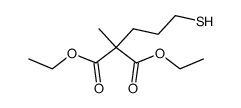 (3-mercapto-propyl)-methyl-malonic acid diethyl ester结构式