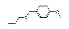 1-methoxy-4-propoxymethyl-benzene结构式