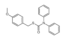 <4-Methoxy-benzyl>-diphenylthiocarbamat Structure