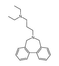 [3-(5,7-dihydro-dibenzo[c,e]azepin-6-yl)-propyl]-diethyl-amine结构式