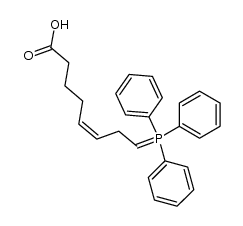 (Z)-8-(triphenylphosphoranylidene)oct-5-enoic acid结构式