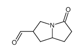 1H-Pyrrolizine-2-carboxaldehyde, hexahydro-5-oxo-, cis- (9CI) Structure