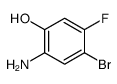 2-amino-4-bromo-5-fluorophenol Structure