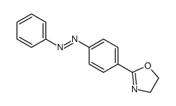 [4-(4,5-dihydro-1,3-oxazol-2-yl)phenyl]-phenyldiazene结构式