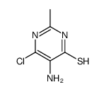 5-amino-6-chloro-2-methyl-1H-pyrimidine-4-thione结构式