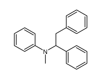 N-(1,2-diphenylethyl)-N-methylaniline结构式