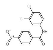 Benzamide,N-(3,4-dichlorophenyl)-4-nitro-结构式