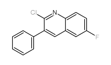 2-Chloro-6-fluoro-3-phenylquinoline Structure