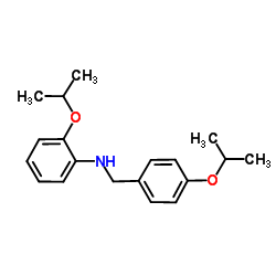2-Isopropoxy-N-(4-isopropoxybenzyl)aniline Structure