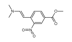 (E)-1-(dimethylamino)-2-[4-(methoxycarbonyl)-2-nitrophenyl]ethene Structure