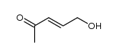 5-hydroxy-pent-3-en-2-one结构式