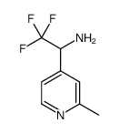 2,2,2-trifluoro-1-(2-methylpyridin-4-yl)ethanamine结构式