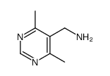 1-(4,6-Dimethyl-5-pyrimidinyl)methanamine Structure