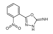 5-(2-nitrophenyl)-1,3,4-oxadiazol-2-amine结构式