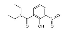 N,N-diethyl-2-hydroxy-3-nitrobenzamide结构式
