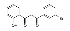 1-(3-bromophenyl)-3-(2-hydroxyphenyl)propane-1,3-dione Structure