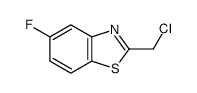 Benzothiazole, 2-(chloromethyl)-5-fluoro- (9CI) structure