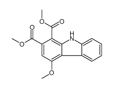 dimethyl 4-methoxy-9H-carbazole-1,2-dicarboxylate结构式