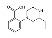 1-(2-羧基苯基)-3-乙基-哌嗪结构式