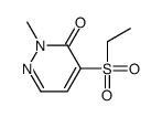 4-ethylsulfonyl-2-methylpyridazin-3-one结构式