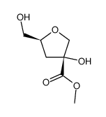 D-erythro-Pentitol, 1,4-anhydro-3-deoxy-2-C-(methoxycarbonyl)- structure