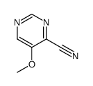 5-甲氧基-4-氰基嘧啶结构式