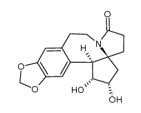2α,3α-dihydroxycephalotaxan-8-one结构式