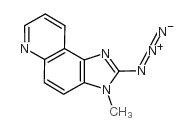 2-叠氮基-3-甲基咪唑并[4,5-f]喹啉结构式
