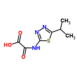 [(5-Isopropyl-1,3,4-thiadiazol-2-yl)amino](oxo)acetic acid图片