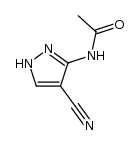 N-(4-CYANO-1H-PYRAZOL-5-YL)ACETAMIDE结构式