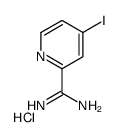 4-iodopyridine-2-carboximidamide,hydrochloride结构式