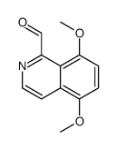 5,8-dimethoxyisoquinoline-1-carbaldehyde结构式