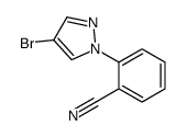 2-(4-Bromo-1-pyrazolyl)benzonitrile结构式