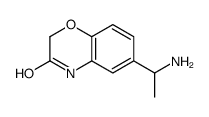 6-(1-Aminoethyl)-2H-1,4-benzoxazin-3(4H)-one结构式