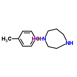 1-(4-Methylphenyl)homopiperazine monohydrochloride structure