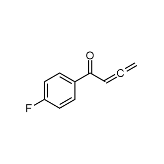 1-(4-氟苯基)-2,3-丁二烯-1-酮结构式