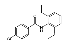 4-chloro-N-(2,6-diethylphenyl)benzamide结构式