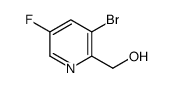 (3-Bromo-5-fluoro-2-pyridinyl)methanol Structure