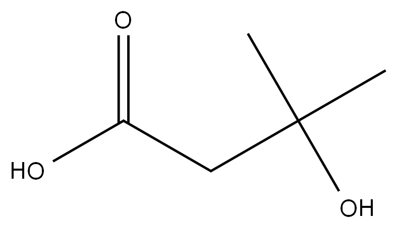 β-Hydroxyisovaleric Acid-d8结构式