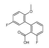2-fluoro-6-(5-fluoro-2-methoxyphenyl)benzoic acid结构式