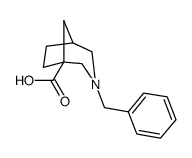 Racemic-(1R,5S)-3-benzyl-3-azabicyclo[3.2.1]octane-1-carboxylic acid Structure