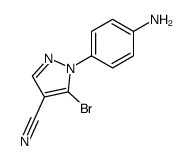 1-(4-AMINOPHENYL)-5-BROMO-1H-PYRAZOLE-4-CARBONITRILE picture